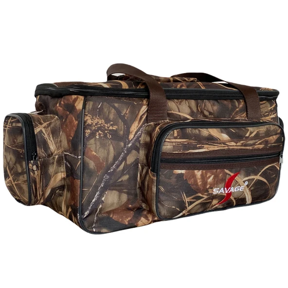 Çok Amaçlı Malzeme Çantası - Büyük - Saz Desen - 35021 - Balıkçı Çantası - Seyahat Çantası - 3