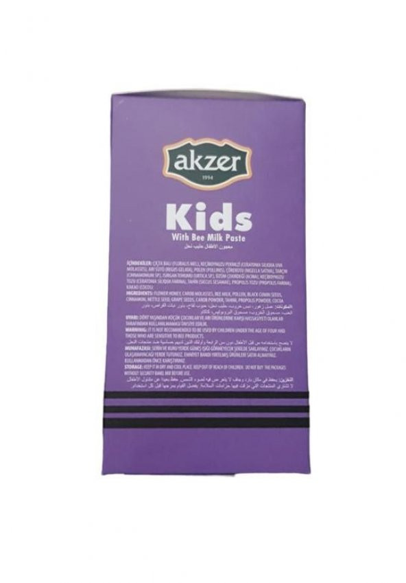 Akzer Kids Arı Sütü Macunu 300gr - 2