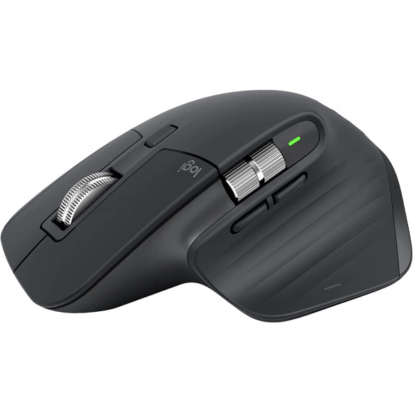 Logitech MX Master 3S Performance Kablosuz Bluetooth Mouse, 8.000 DPI, Sessiz, Ergonomik, Siyah 910 006559