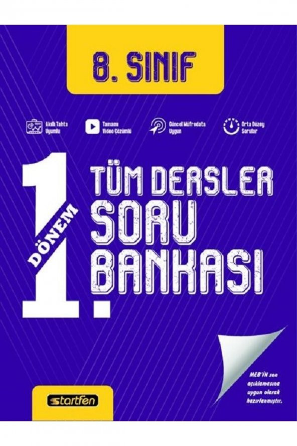 8.sınıf 1. Dönem (İLK DÖNEM) Tüm Dersler Soru Bankası