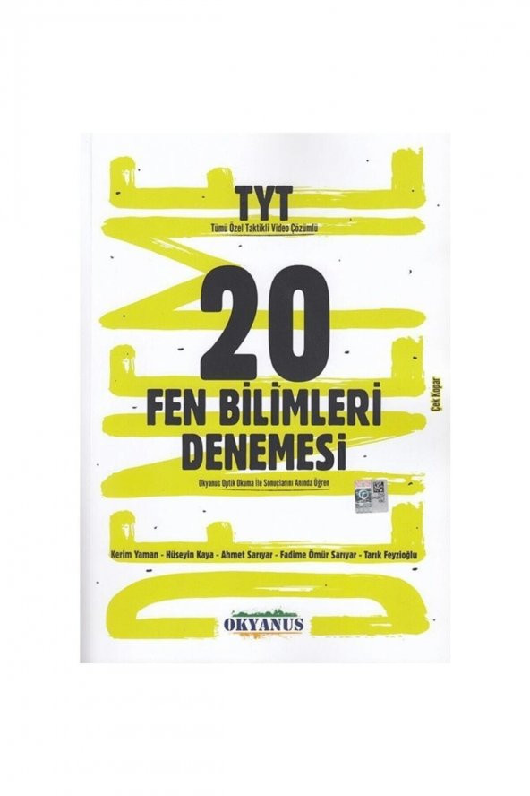 Okyanus Tyt Fen Bilimleri 20 Çek Kopar Deneme