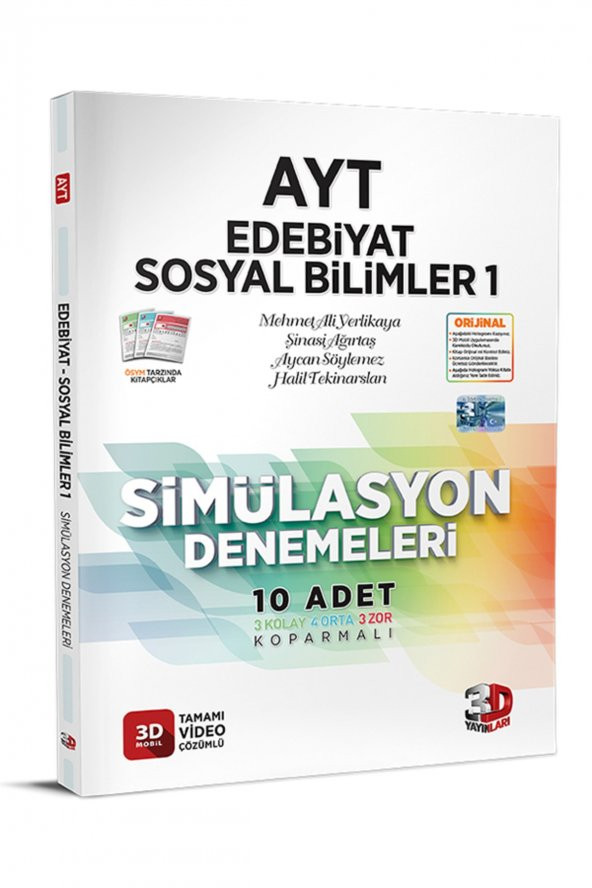 3d Ayt Simülasyon Edebiyat Tarih Coğrafya Denemeleri 2023