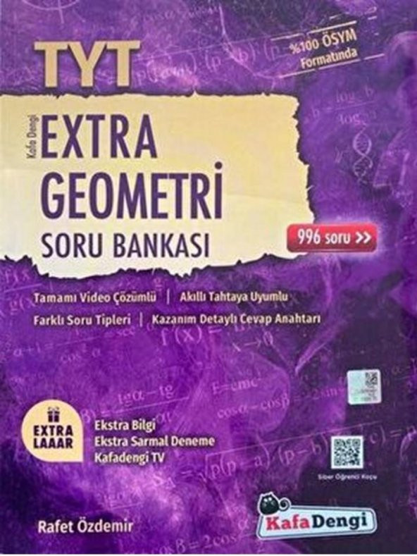 TYT Geometri Extra Soru Bankası Kafa Dengi Yayınları