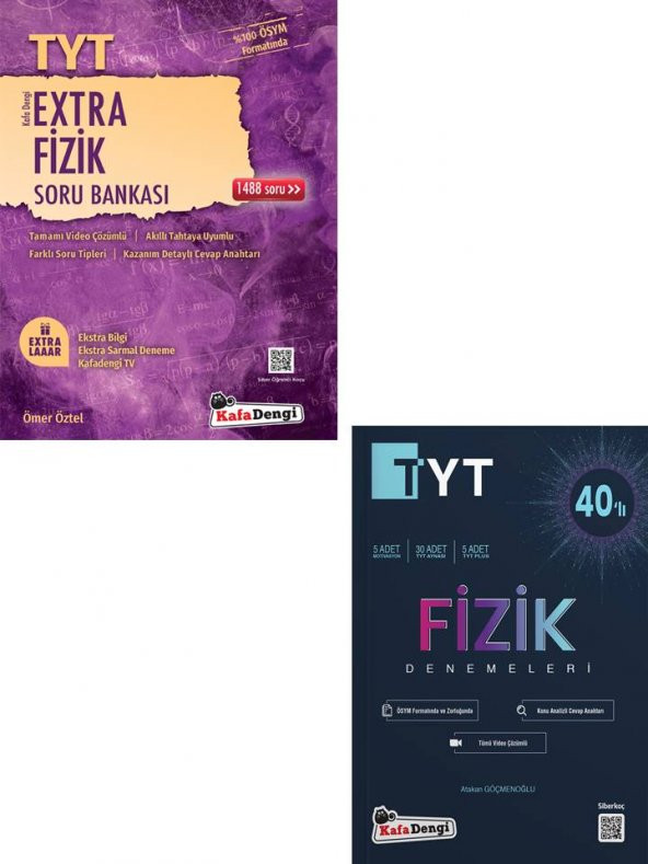 TYT Extra Fizik Soru Bankası+TYT Fizik Branş Denemesi (40lı)