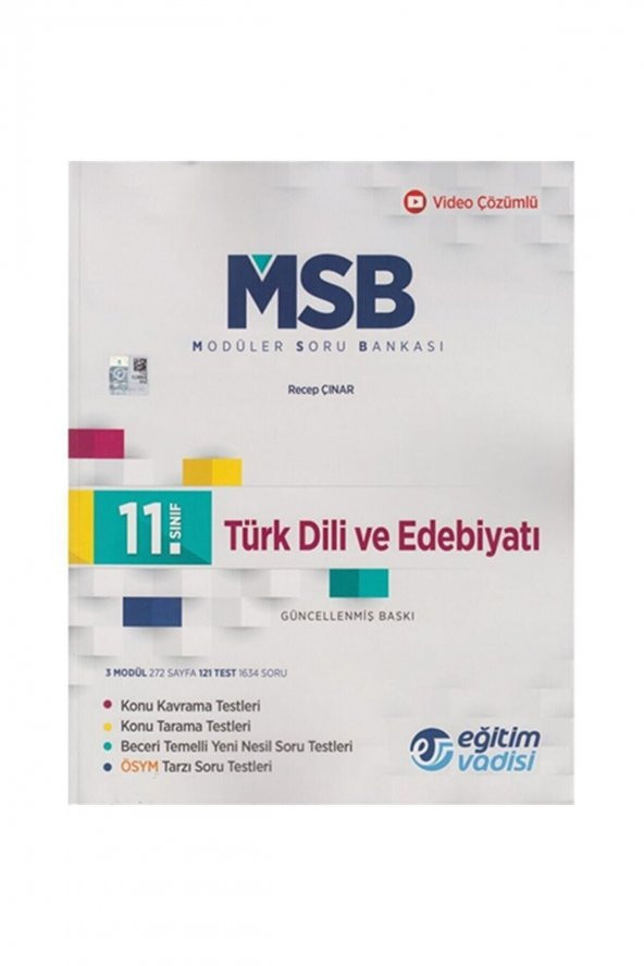 11. Sınıf Türk Dili Ve Edebiyatı Video Çözümlü Modüler Soru Bankası 2020