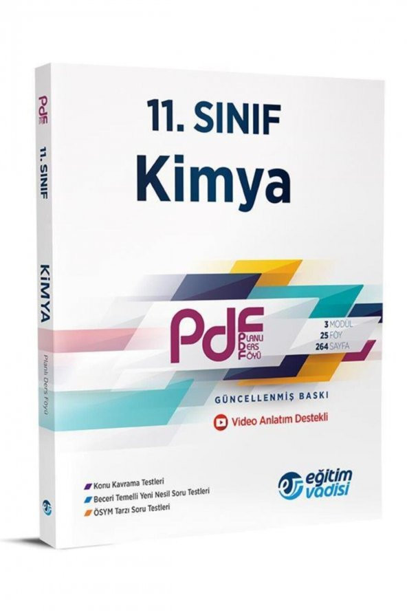 11. Sınıf Pdf Kimya Video Anlatım Destekli 2020 - 1