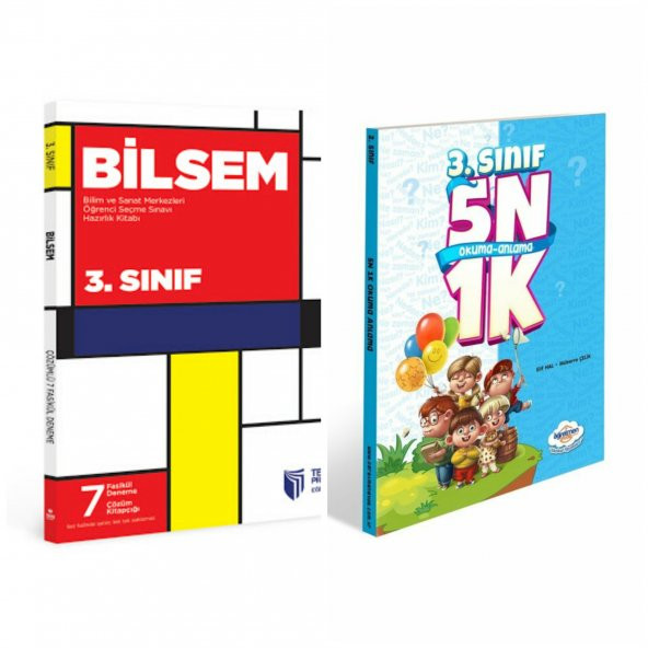 3. SINIF BILSEM HAZIRLIK KITABI + OGRETMEN EVDE OKUMA ANLAMA