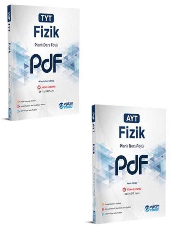 Eğitim Vadisi PDF TYT Fizik + PDF AYT Fizik