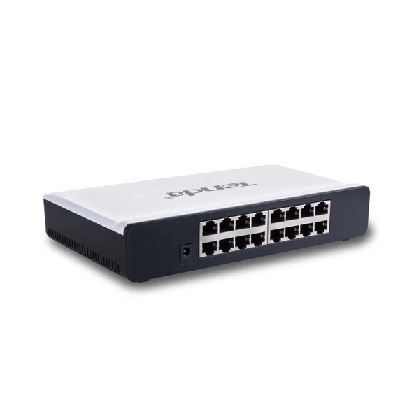 TENDA 10/100Mbps 16xPort Siyah-Beyaz Masaüstü Switch S16 - 3
