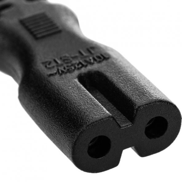 Amerikan Fişli Teyp Kablosu 2 pin 1.5 metre - Resim 2