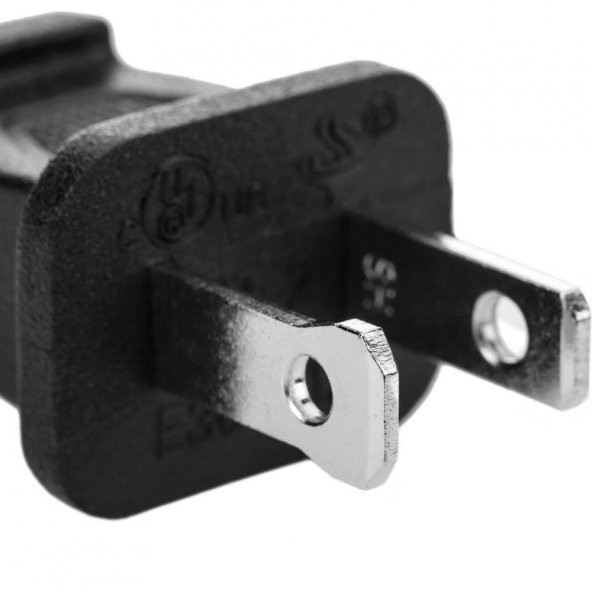 Amerikan Fişli Teyp Kablosu 2 pin 1.5 metre - Resim 3