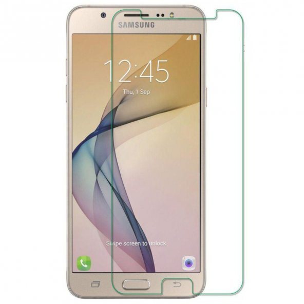 Samsung Galaxy J7 Prime Ekran Koruyucu 9H Şeffaf 2.5D Kırılmaz Temperli Cam Ekran Koruma (EY13IUR) - 3