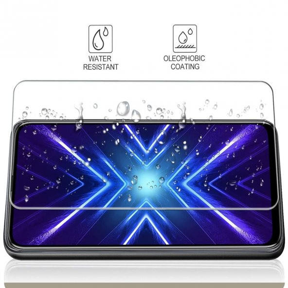 Huawei Honor 9X Ekran Koruyucu 9H Parlak 2.5D Şeffaf Temperli Kırılmaz Cam Ekran Koruma HD (YQ93FYG) - 3