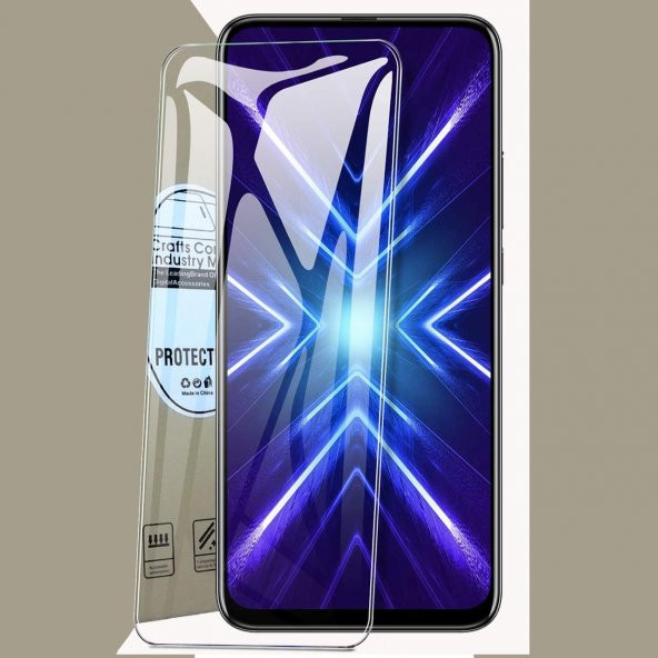 Huawei Honor 9X Ekran Koruyucu 9H Parlak 2.5D Şeffaf Temperli Kırılmaz Cam Ekran Koruma HD (YQ93FYG) - 4