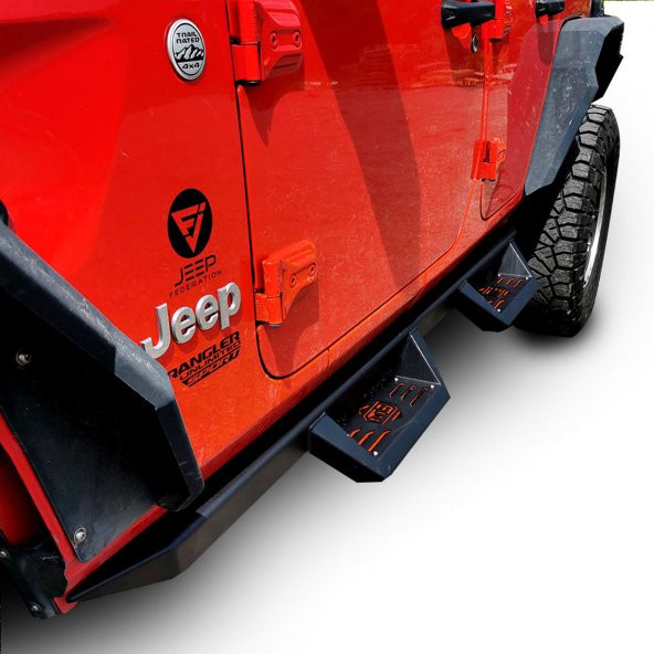 JEEP WRANGLER RUBİCON JK METAL YAN BASAMAK 2007-2017 - 6