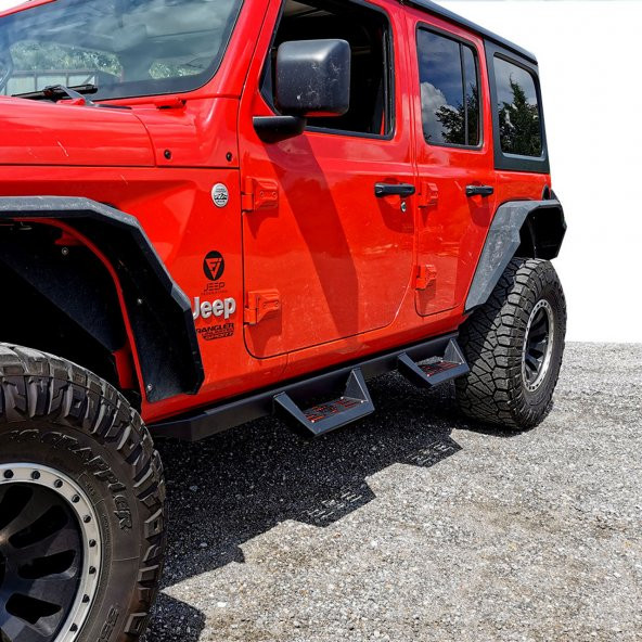 JEEP WRANGLER RUBİCON JK METAL YAN BASAMAK 2007-2017 - 5