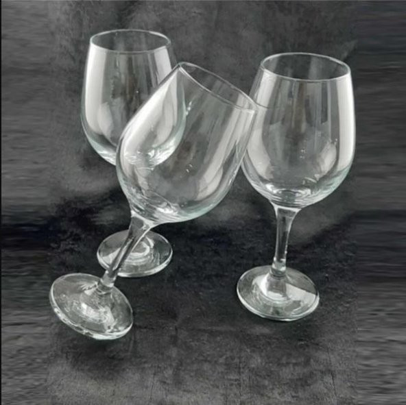 Paşabahçe 440255 Amber 3lü Ayaklı Bardak - 295 ml