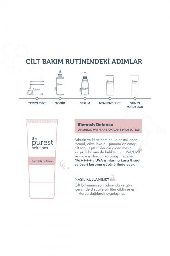The Purest Solutions Lekeli Ciltler İçin Renkli 50 Faktör Güneş Kremi 50 ml - 4