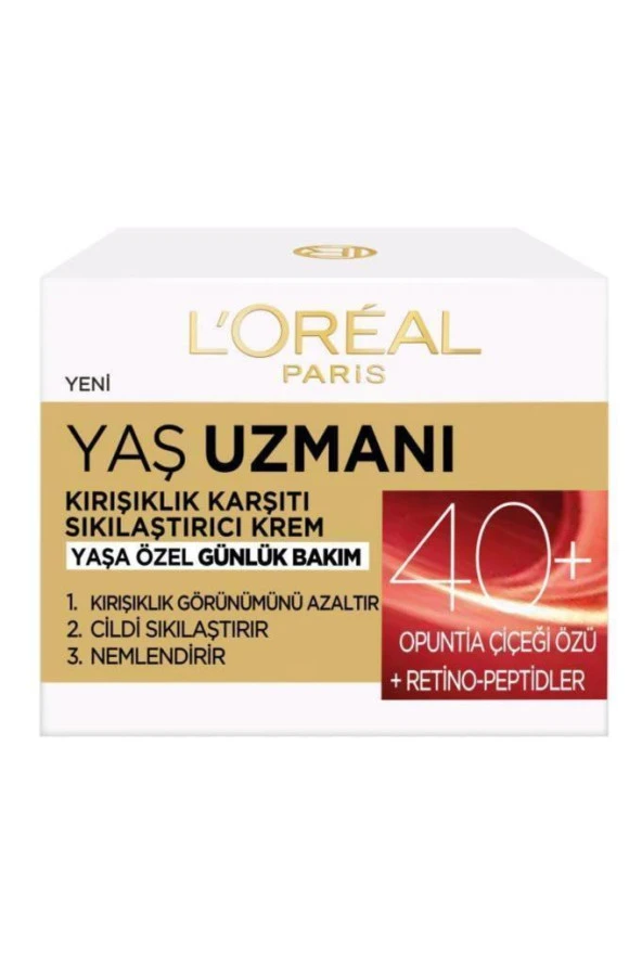 L'Oreal Paris Yaş Uzmanı 40+ Kırışıklık Karşıtı Sıkılaştırıcı Gündüz & Gece Kremi Seti 2'li Set - 3