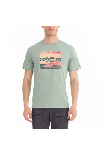 Columbia Csc M Natures Palette SS Tee Erkek Kısa Kollu Tişört CS0314-350 ürün görseli 1