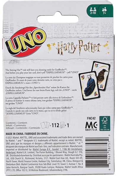 BamBam Uno Harry Potter Serisi Oyun Kartı - 7