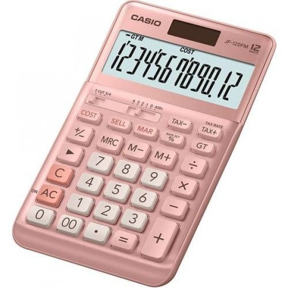 CASIO HESAP MAKINESI MASA USTU JF-120FM-PK 12 HANE