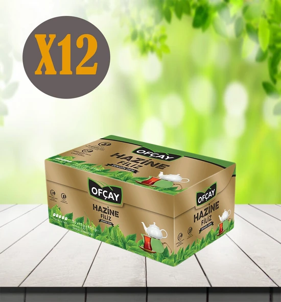 Ofçay Hazine Zengindem 30 X 15gr Demlik Poşet Çay X 12 Adet