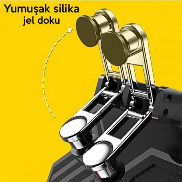 Coofbe 1200 mAh Bataryalı Uzun Şarjlı Telefon Soğutucu Radyatör Telefon Oyun Tetik Telefon Soğutucu - 2