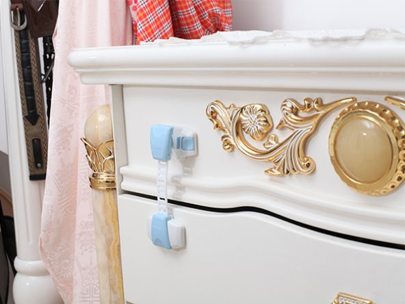 Miny Baby Buzdolabı - Dolap Çok Amaçlı Kilit - Mavi - 2