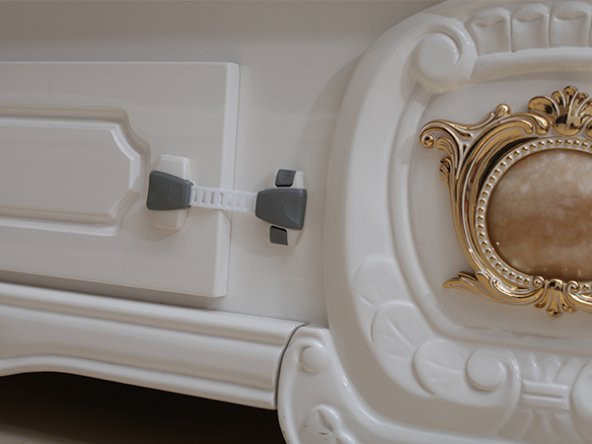 Miny Baby Buzdolabı - Dolap Çok Amaçlı Kilit - Gri - 2