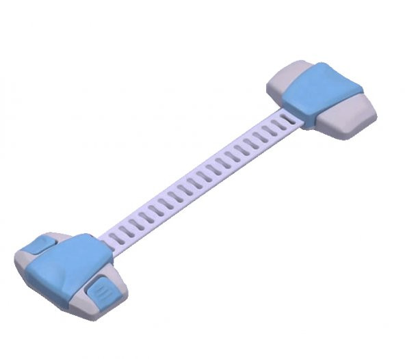 Miny Baby Buzdolabı - Dolap Çok Amaçlı Kilit - Mavi - 5