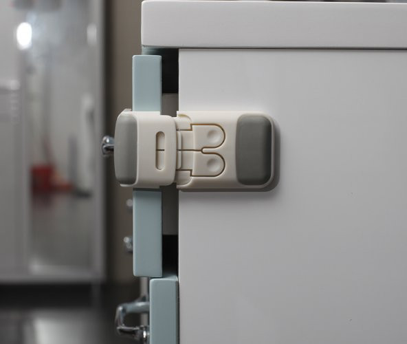 Miny Baby Çekmece Kilidi Çift Emniyetli - Gri - 3