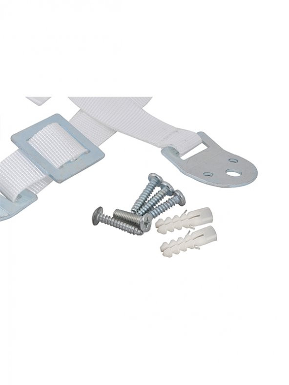 Miny Baby Eşya Tv Sabitleme Deprem Güvenliği Kayışı-Metal Başlıklı - Tse Test Raporlu - 2