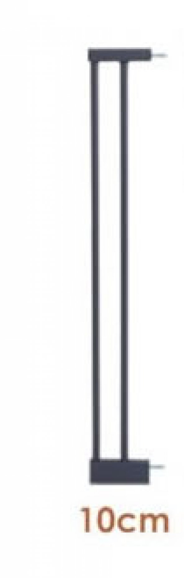 Miny Baby Otomatik Kapanır Güvenlik Kapısı Kahverengi Uzatma Parçası 10 Cm