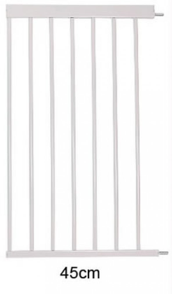 Miny Baby Otomatik Kapanır Güvenlik Kapısı Beyaz Uzatma Parçası 45 Cm