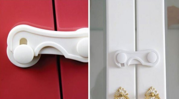 Miny Baby Kapak - Dolap Kilidi / 2Li - Beyaz