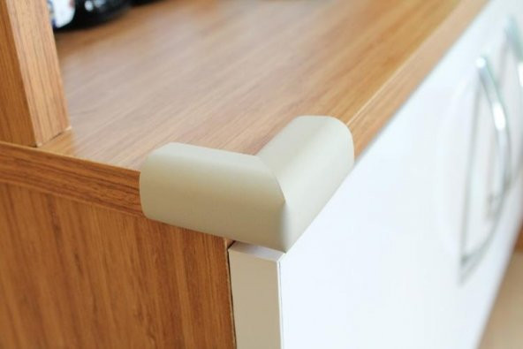 Miny Baby Kauçuk Jumbo Köşe Koruyucu   4 Lü / Gri - Resim 2