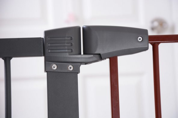 Miny Baby Otomatik Kapanır German Style Stop / Auto Close Güvenlik Kapısı / Kahverengi - 3