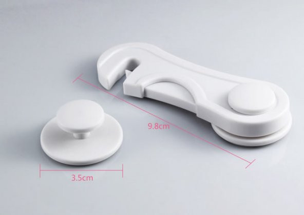 Miny Baby Kapak - Dolap Kilidi / 2Li - Beyaz - 2