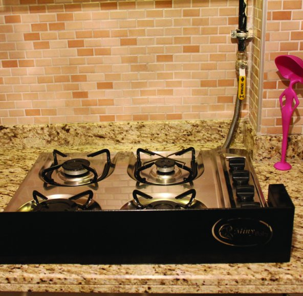 Miny Baby Genişleyebilen Ocak Bariyeri - Siyah - 3