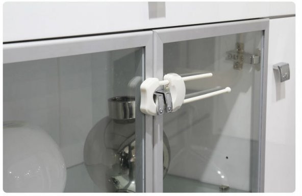 Miny Baby Kulplu Dolap - Kapak Kilidi - 4