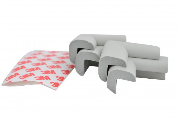 Miny Baby Kauçuk Köşe Koruyucu   4 Lü / Gri - 3