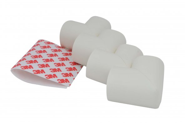 Miny Baby Kauçuk Jumbo Köşe Koruyucu   4 Lü / Krem - 3
