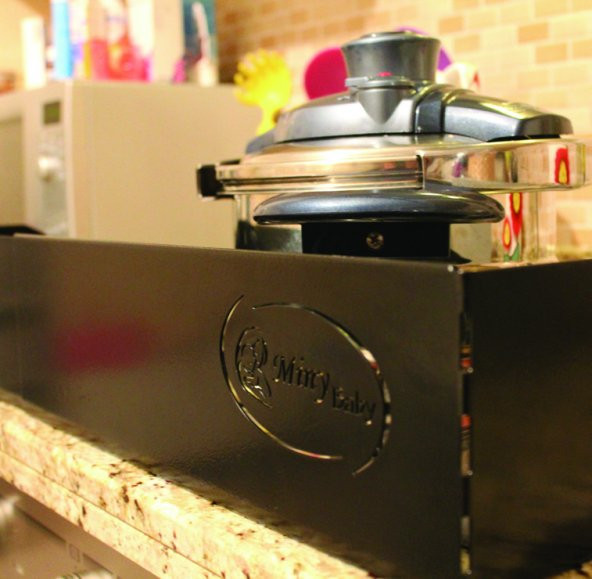 Miny Baby Genişleyebilen Ocak Bariyeri - Siyah - 6