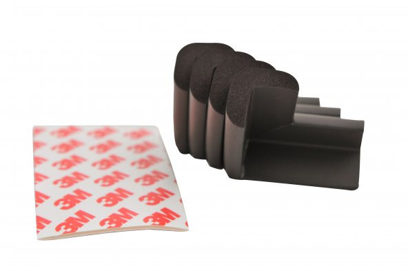 Miny Baby Kauçuk Köşe Koruyucu   4 Lü / Kahverengi - 4