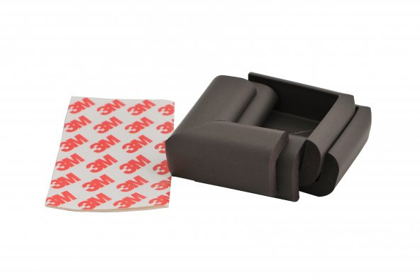 Miny Baby Kauçuk Köşe Koruyucu   4 Lü / Kahverengi - 5