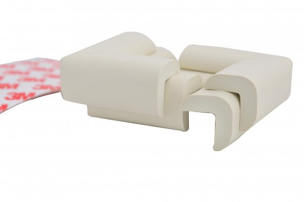 Miny Baby Kauçuk Köşe Koruyucu   4 Lü / Krem - 6