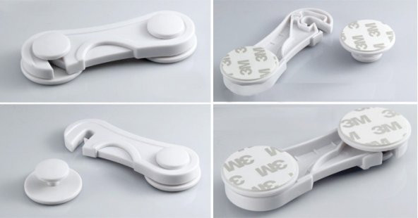 Miny Baby Kapak - Dolap Kilidi / 2Li - Beyaz - 4