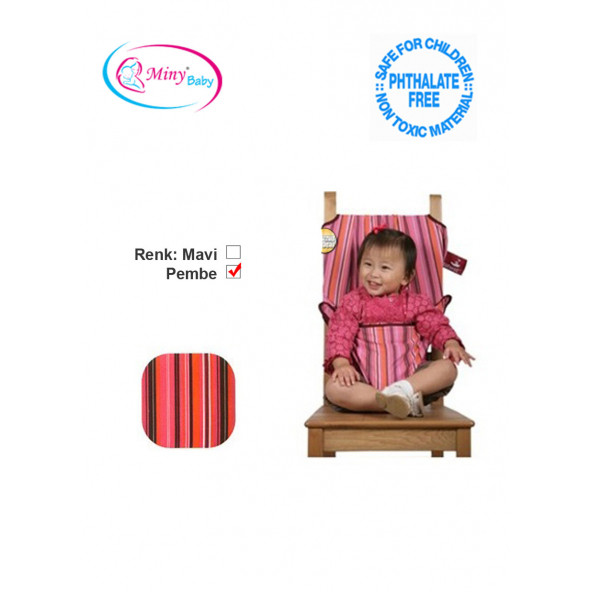 Miny Baby Pembe Güvenli Oturma Sandalye Kiti