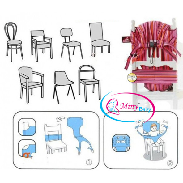 Miny Baby Pembe Güvenli Oturma Sandalye Kiti - 5